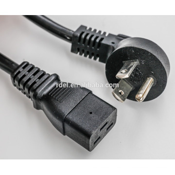 C19C2020A-10Ф МЭК 60320-c20 на 60320-c19 и IEC на 20А/250В провода 12awg/3С типа sjt относится к ряду 10-футов шнура питания, черный